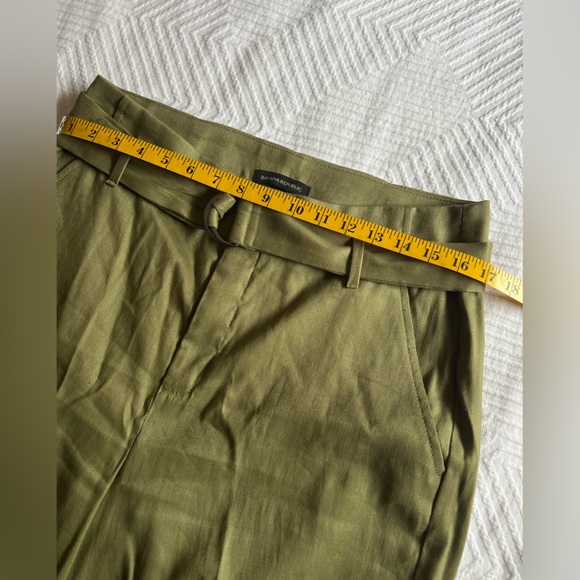Olive Green Women's Wide-Leg Pants - Picture 2 of 10